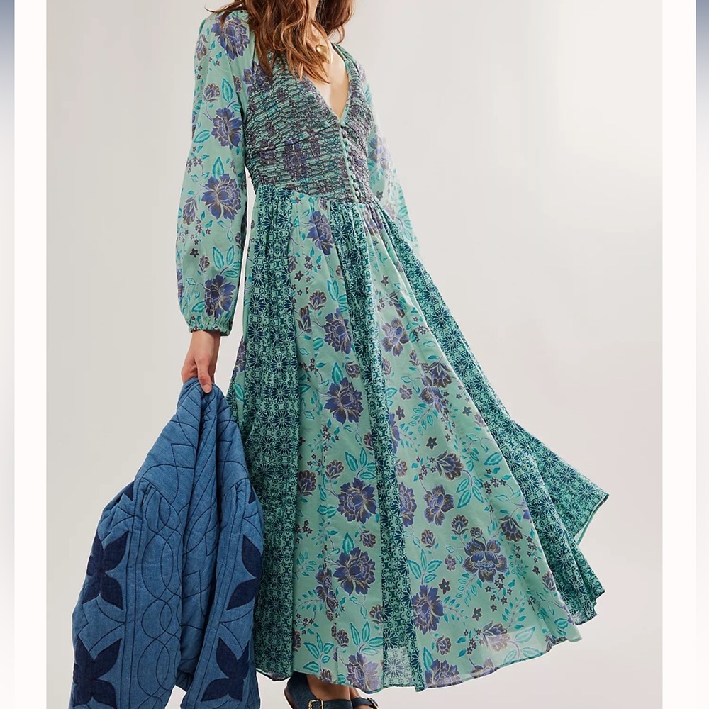 FREE PEOPLE NWOT A New Way Maxi Dress, Size M